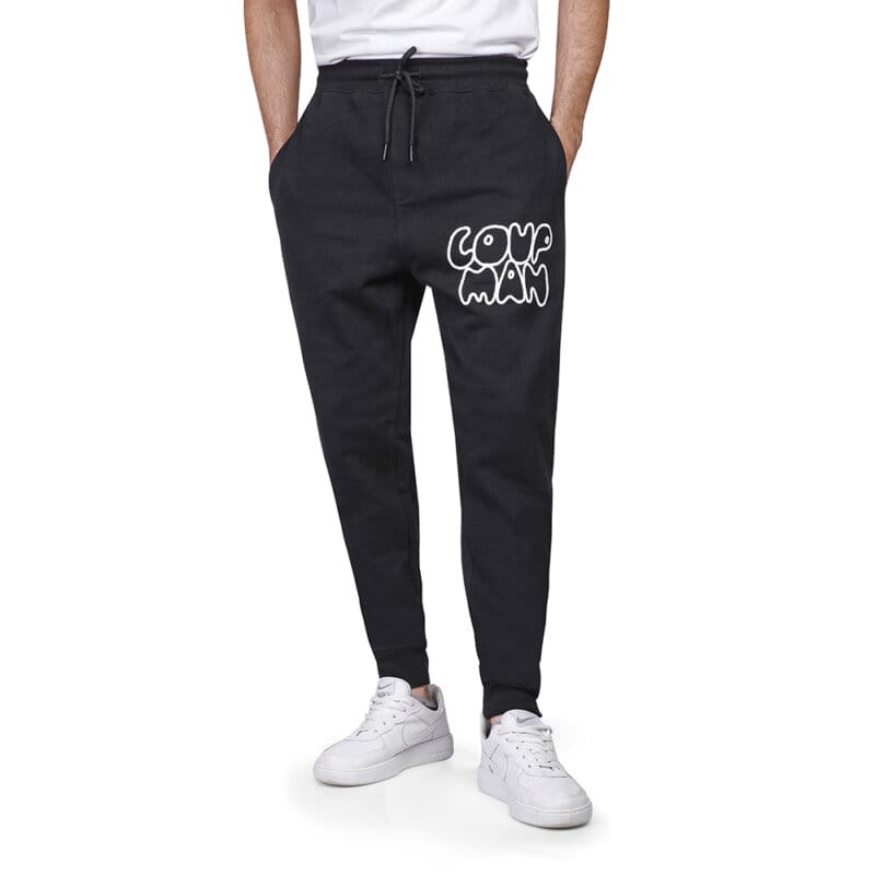 Coup Man Solid Track Pants with Pockets and Drawstring Closure