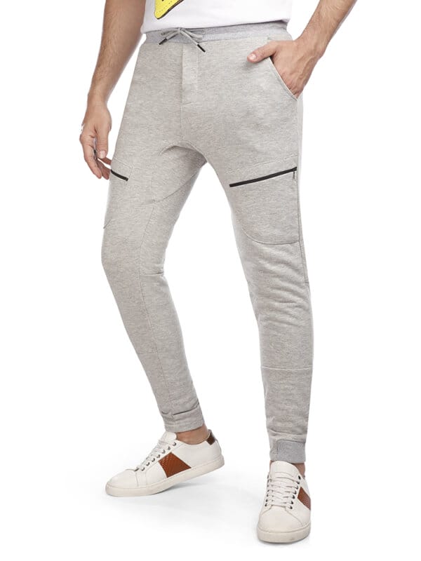 Coup -Casual Sweatpants with Zipper  Pockets and Drawstring Closure