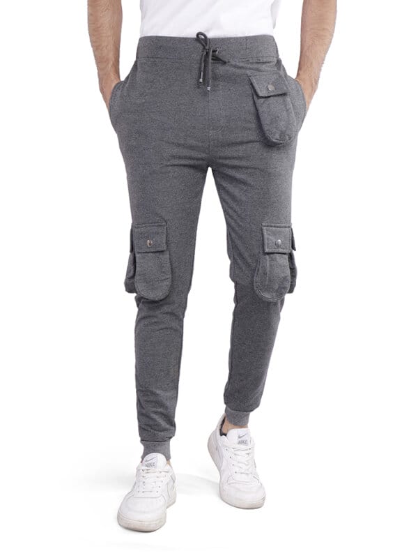 Coup - Casual Sweatpants with Snap Pockets and Drawstring Closure