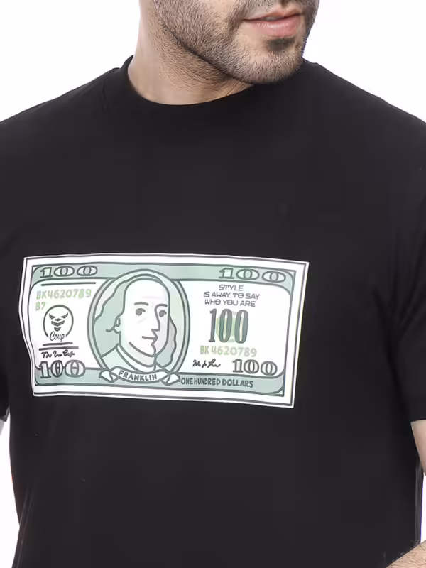 Coup - Dollar Print T-Shirt For Men