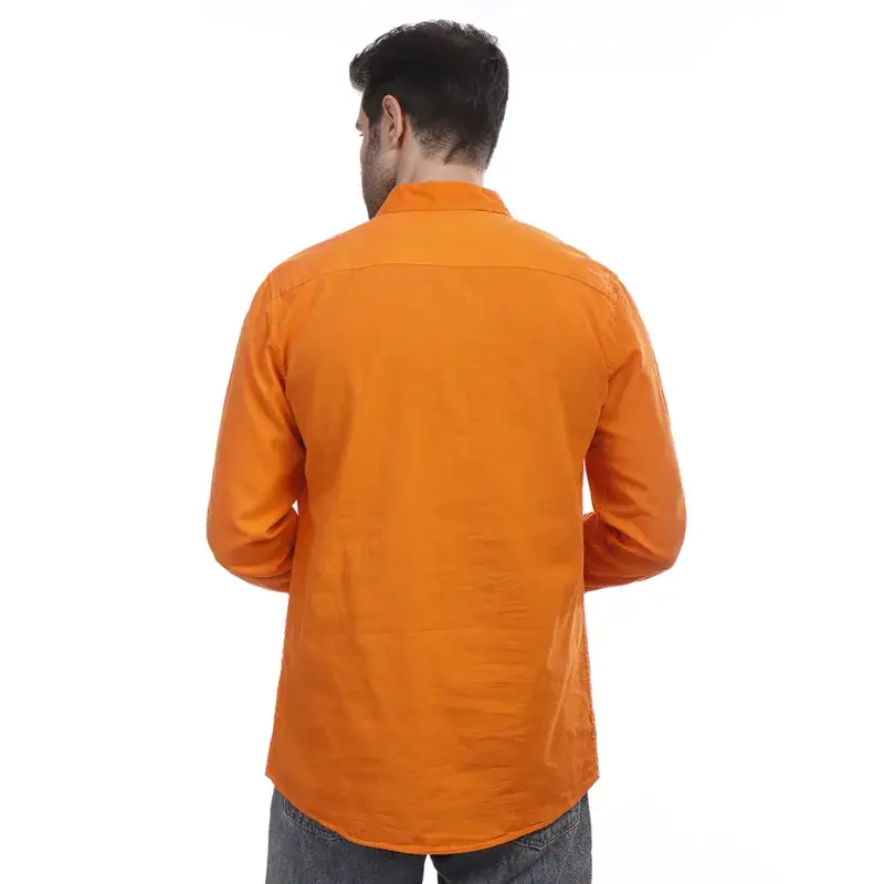Coup - Linen Shirt With Long Sleeves - Image 2