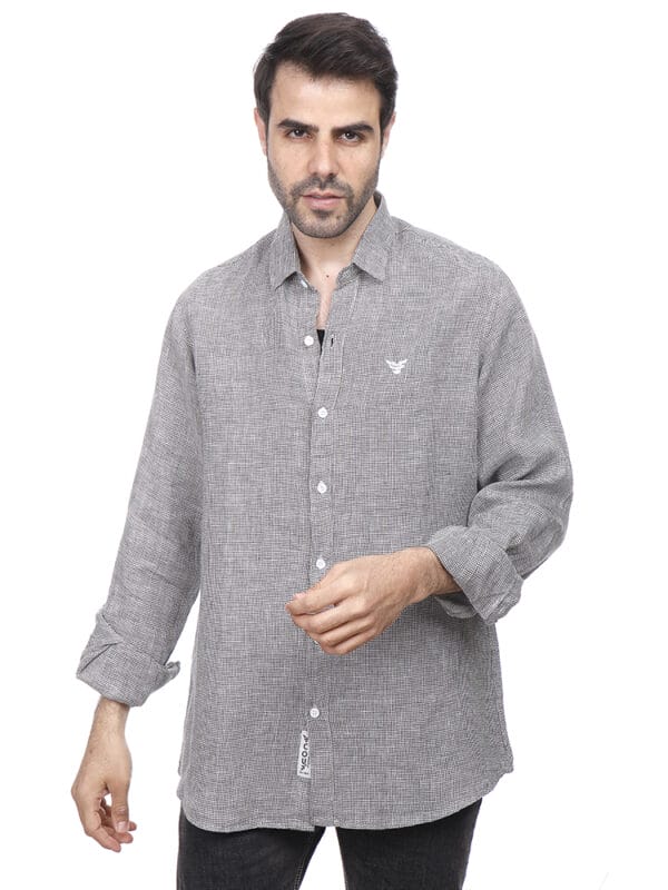 Coup - Texture Button Down Shirt For Men