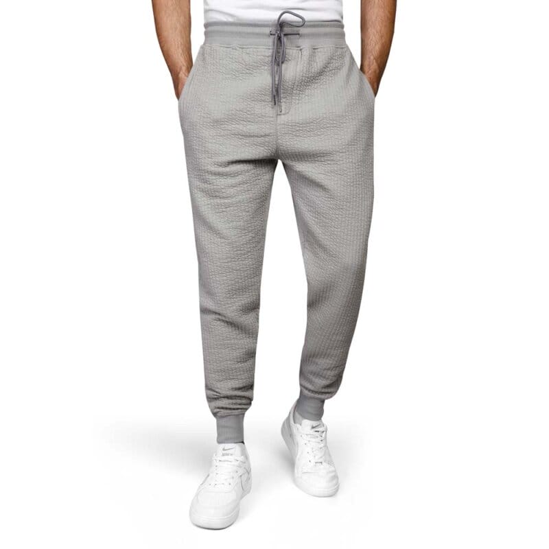 Coup - Solid Jog Pants with Pockets and Drawstring Closure