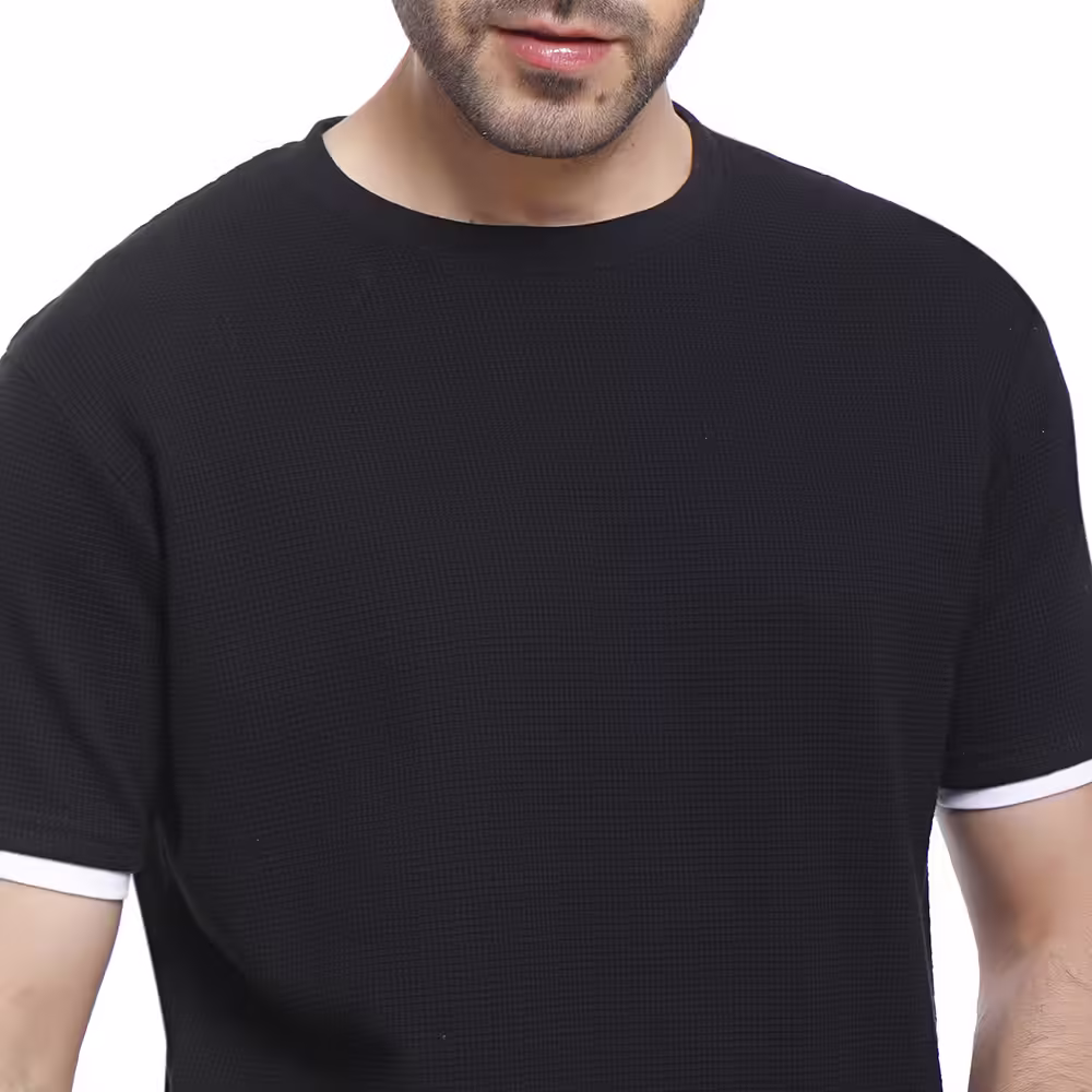Coup - Texture Solid T-Shirt For Men Coup - Texture Solid T-Shirt For Men