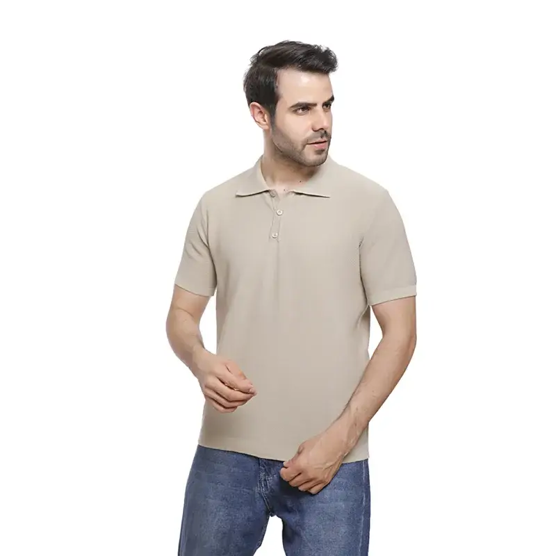 Coup - Solid Polo-shirt with Short Sleeves