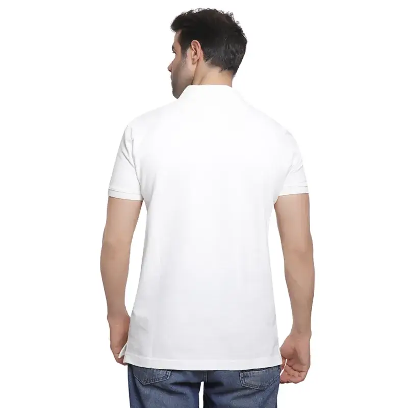 Coup - Solid Polo-Shirt with Short Sleeves - Image 2