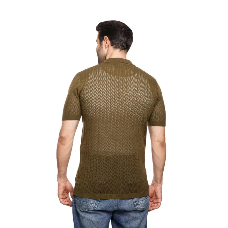 Coup - Woven Polo-Shirt for Men - Image 2