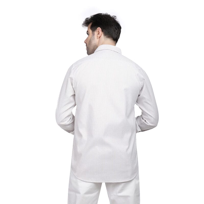 Coup - Vertical Stripe Button Down Shirt - Image 2