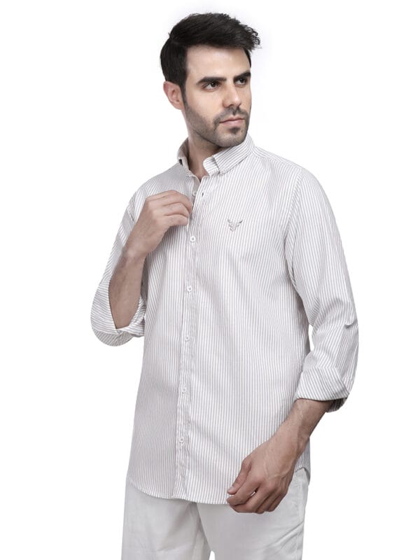 Coup - Vertical Stripe Button Down Shirt