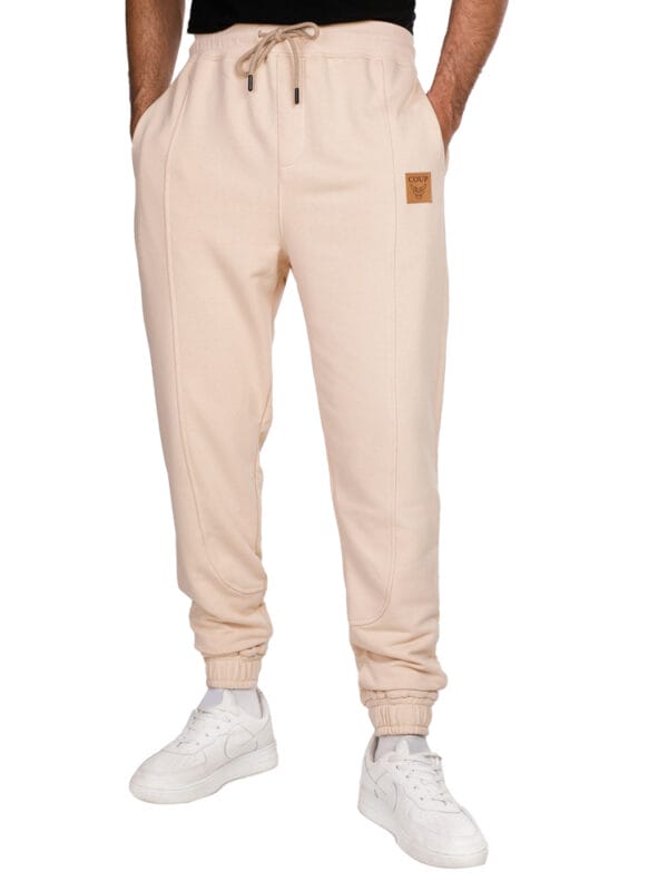 Coup - Solid Jog Pants with Pockets and Drawstring Closure Joggers