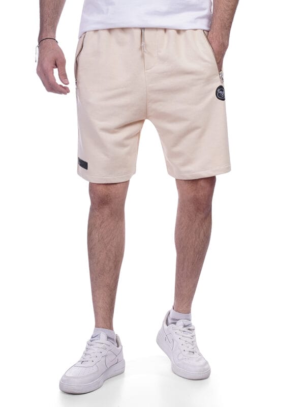 Coup - Mid-Rise Shorts with Drawstring Closure and Pockets