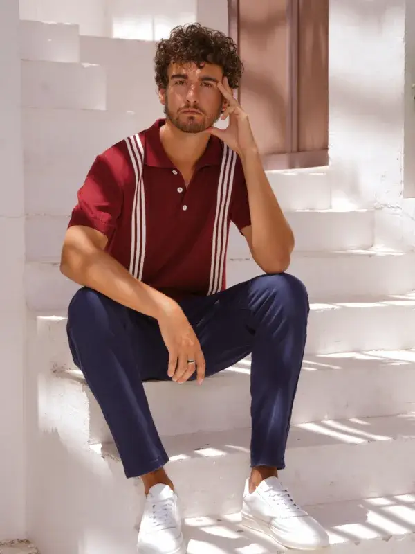 Coup - Woven Polo-Shirt for Men