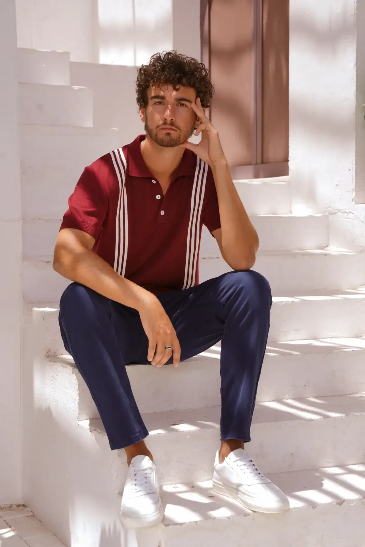 Coup - Woven Polo-Shirt for Men Coup - Woven Polo-Shirt for Men