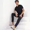 قميص بولو منسوج للرجال