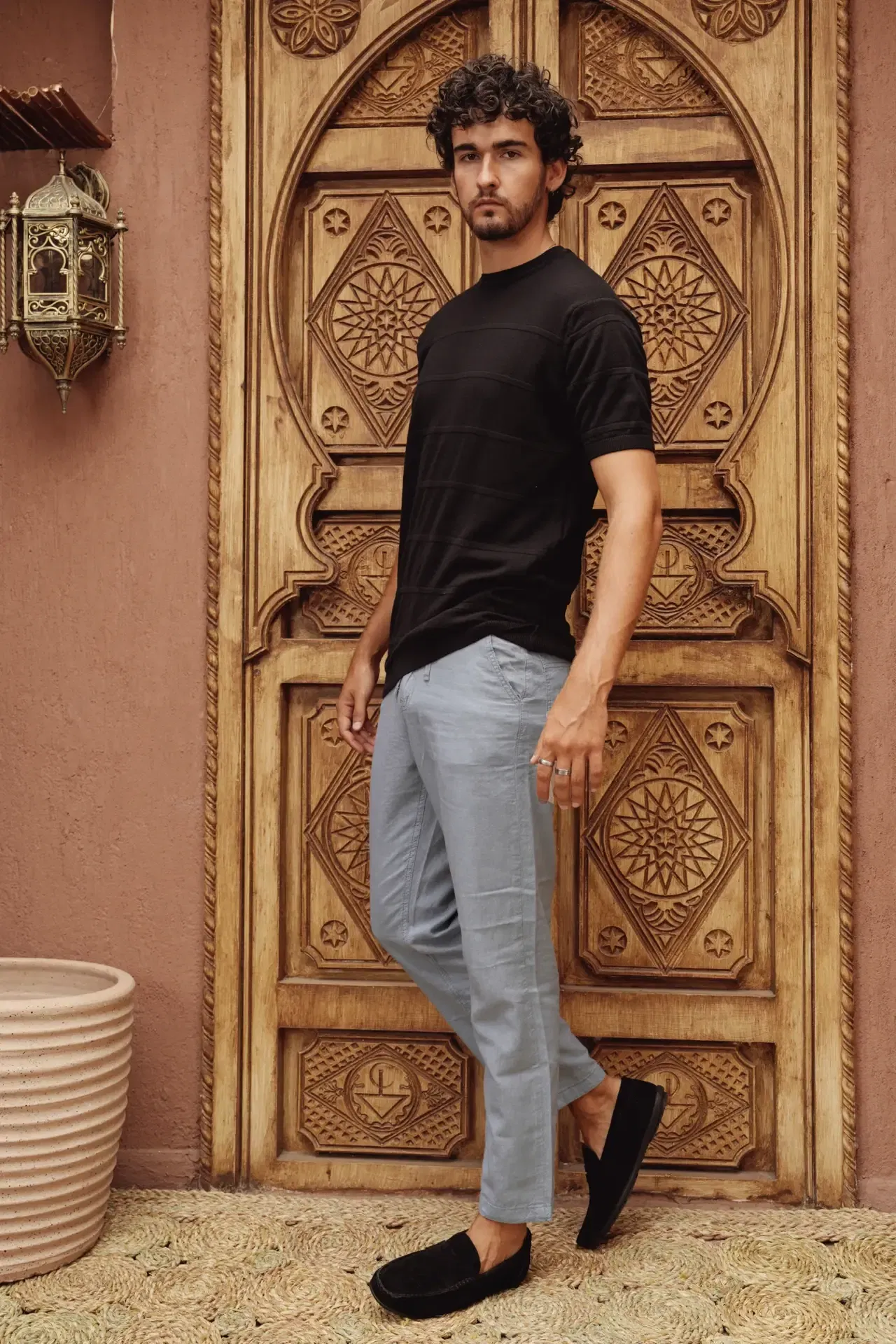 Coup Collection Plain Woven T-Shirt Coup Collection Plain Woven T-Shirt