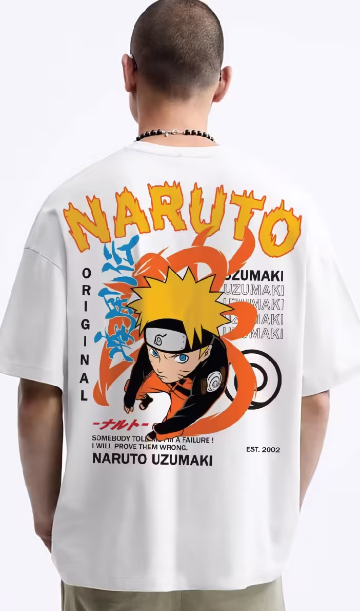 Coup - Natuto Printed T-Shirt with Short Sleeves Coup - Natuto Printed T-Shirt with Short Sleeves - Image 2