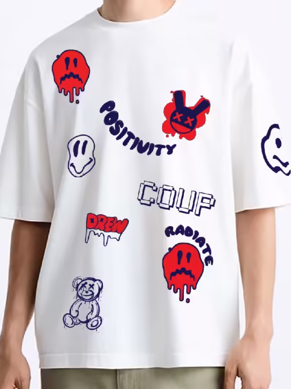 Coup - Printed T-Shirt with Short Sleeves