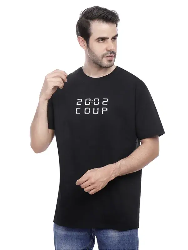 Coup - Printed T-Shirt with Short Sleeves