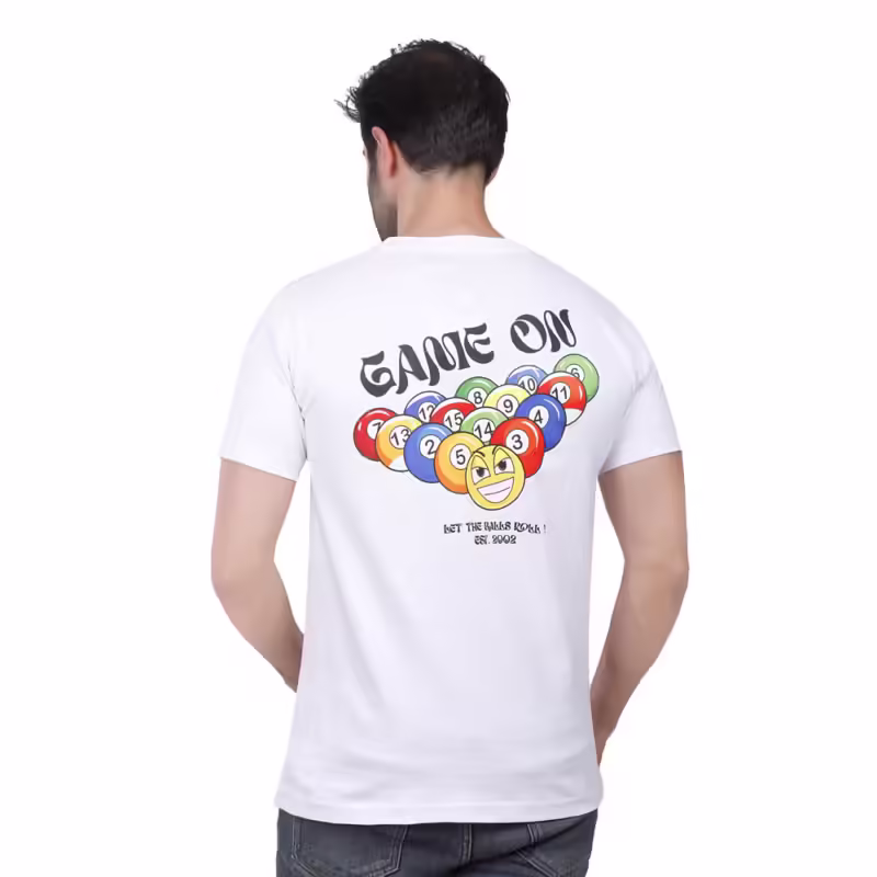 Coup - Printed T-Shirt with Short Sleeves - Image 2