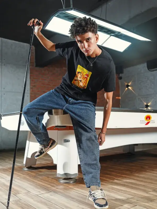 Coup - Printed T-Shirt with Short Sleeves