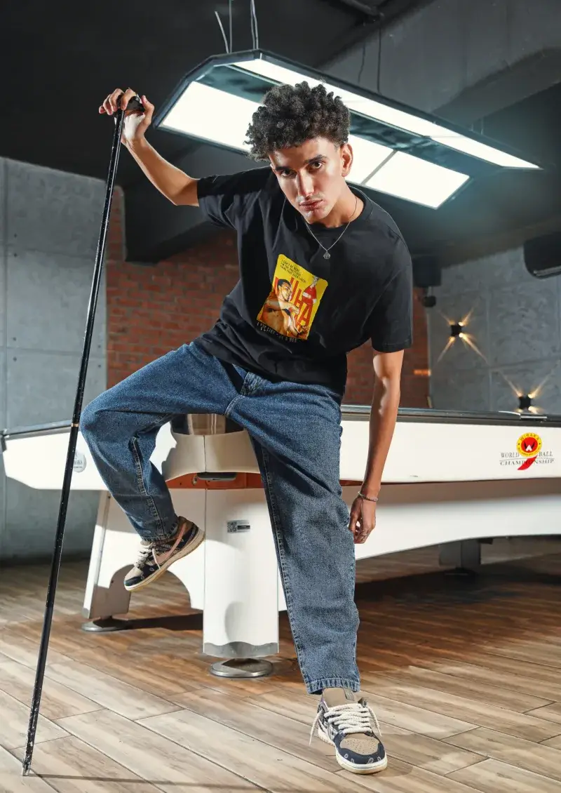 Coup - Printed T-Shirt with Short Sleeves