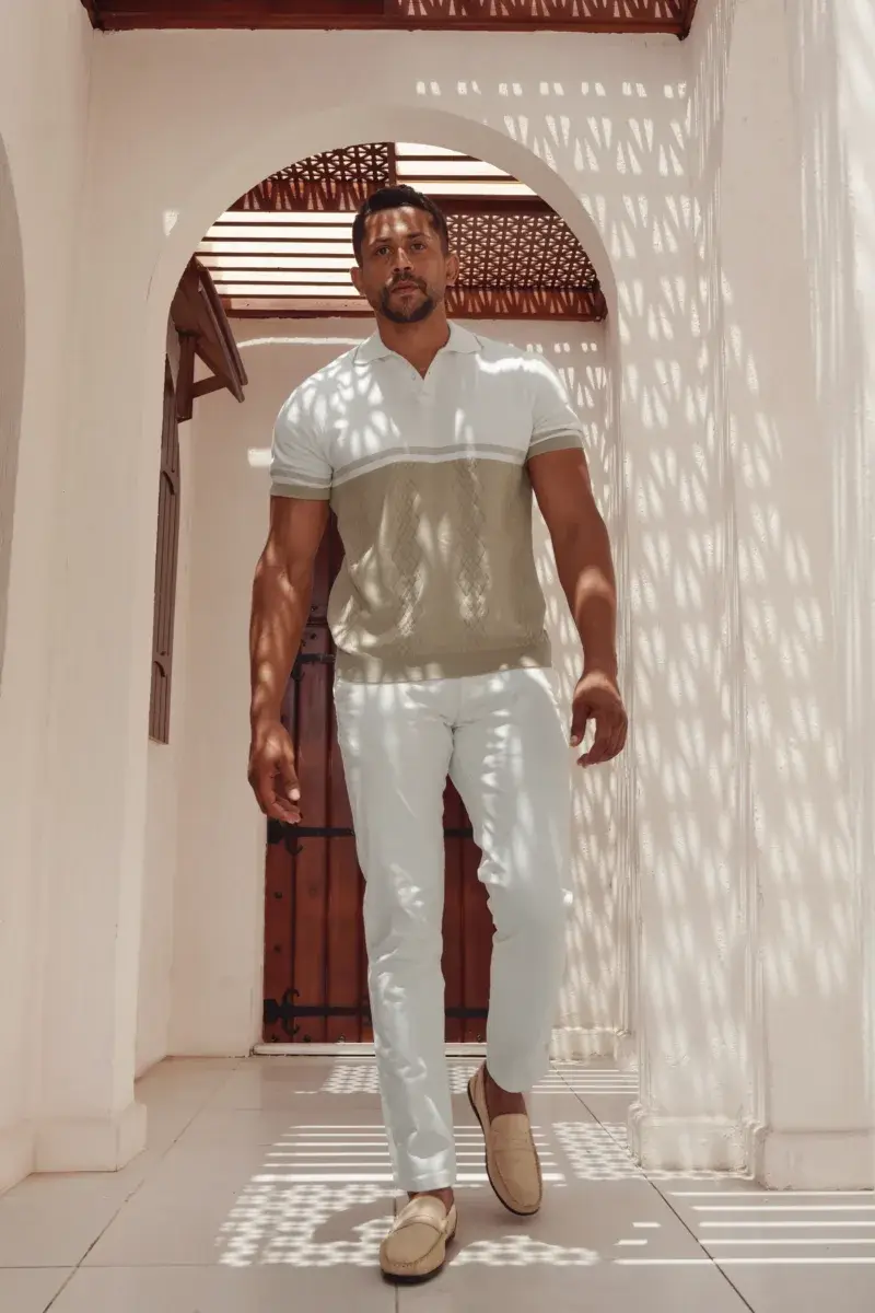 Coup - Woven Polo-Shirt for Men