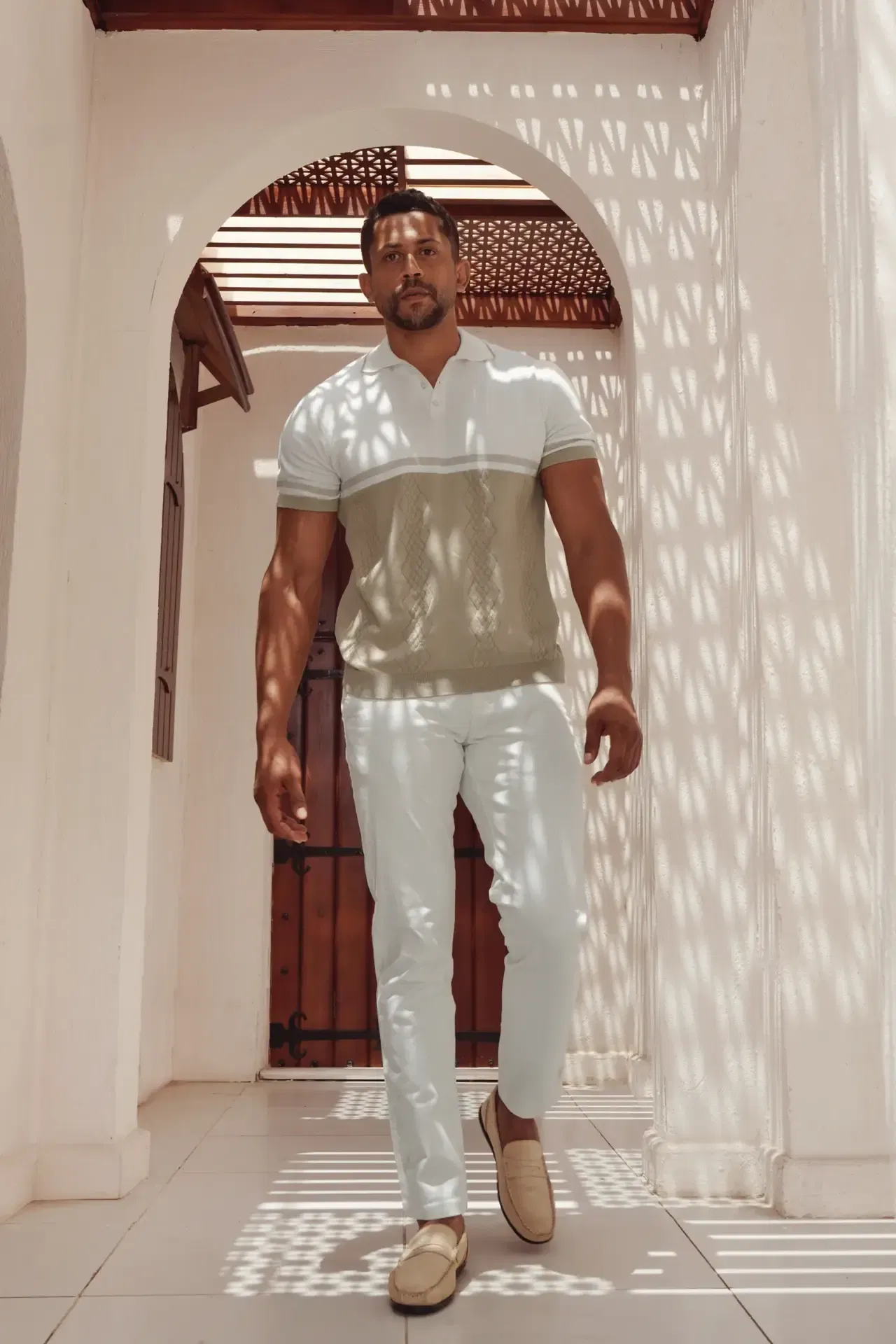 Coup - Woven Polo-Shirt for Men Coup - Woven Polo-Shirt for Men