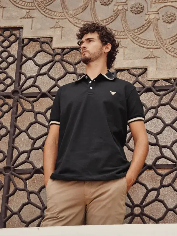 Coup - Polo-Shirt with Button Closure