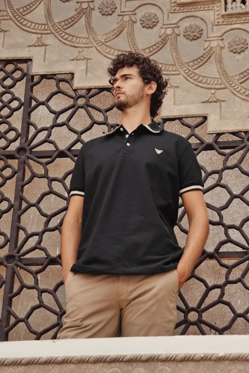 Coup - Polo-Shirt with Button Closure