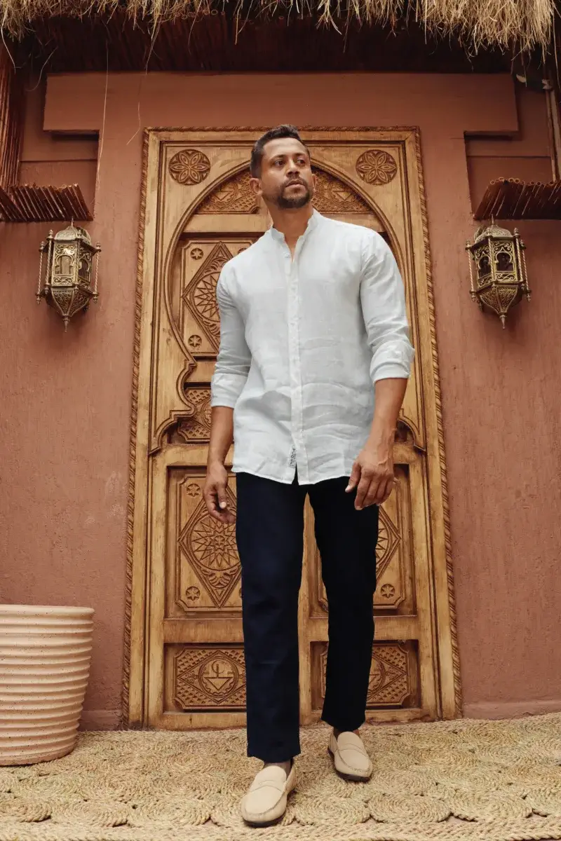 Coup - Linen Shirt With Long Sleeves