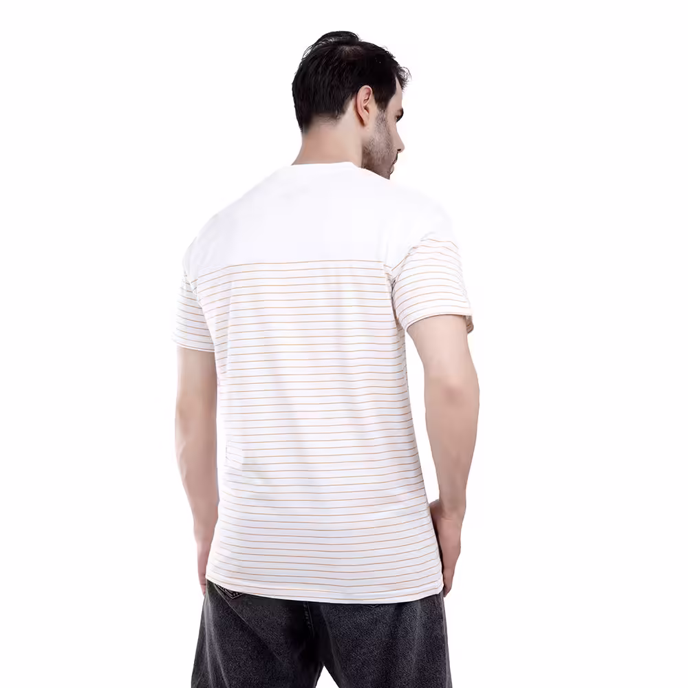 Coup - Striped T-Shirt With Short Sleeves Coup - Striped T-Shirt With Short Sleeves - Image 2