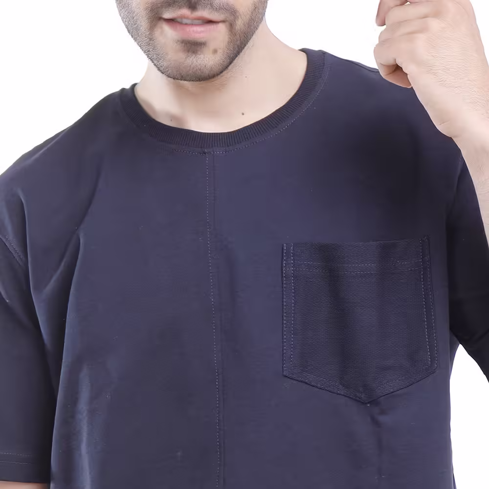 Coup - Texture Solid T-Shirt For Men with Pocket Coup - Texture Solid T-Shirt For Men with Pocket