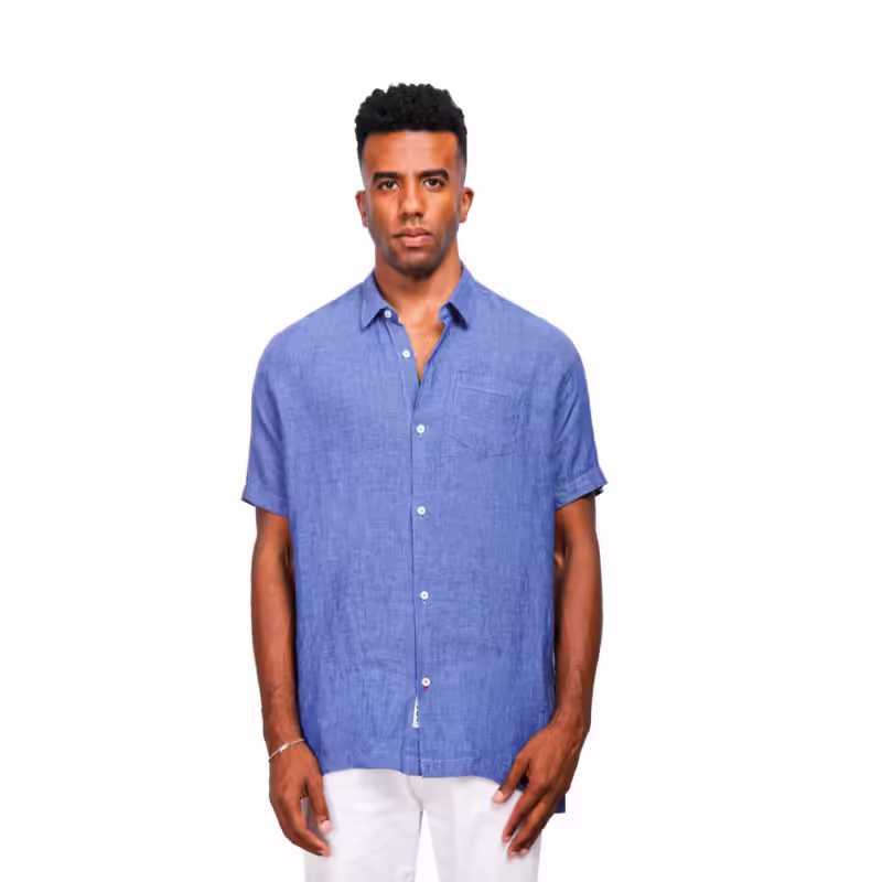 Coup - Linen Shirt With Short Sleeves
