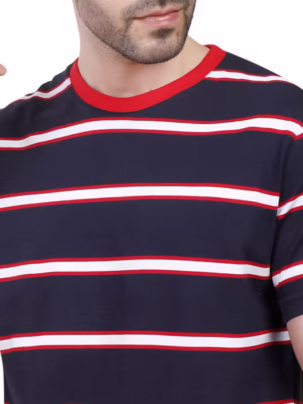 Coup - Striped T-Shirt With Short Sleeves