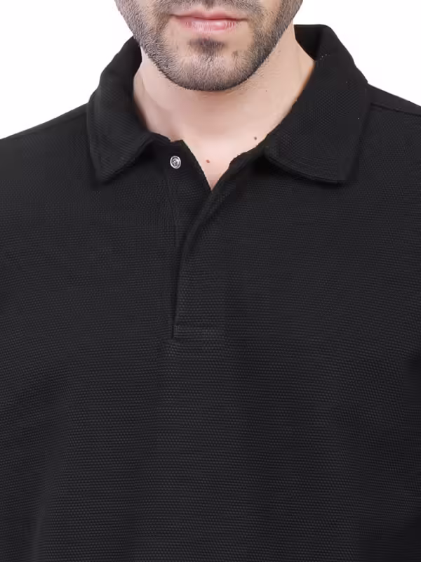 Coup - Solid Polo-Shirt with Short Sleeves