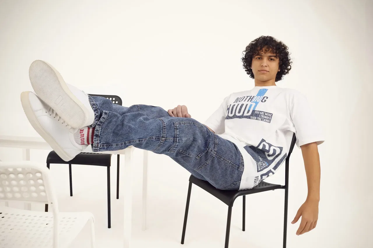 Coup Collection - Oversized cotton T-shirt with short sleeves Coup Collection - Oversized cotton T-shirt with short sleeves