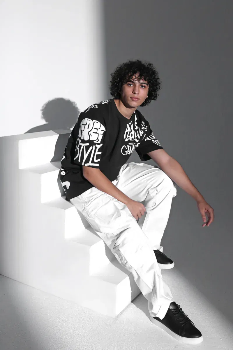Coup Collection - Special Printed T-Shirt Front And Back