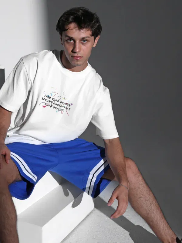 Coup Collection - Relaxed Fit Printed Cotton T-Shirt