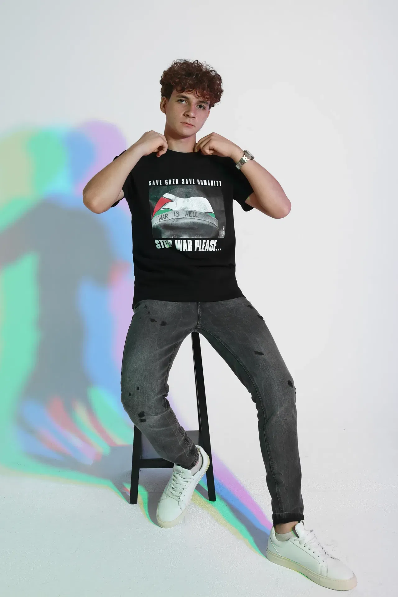 Coup - Stop War T-shirt with Short Sleeves Coup - Stop War T-shirt with Short Sleeves