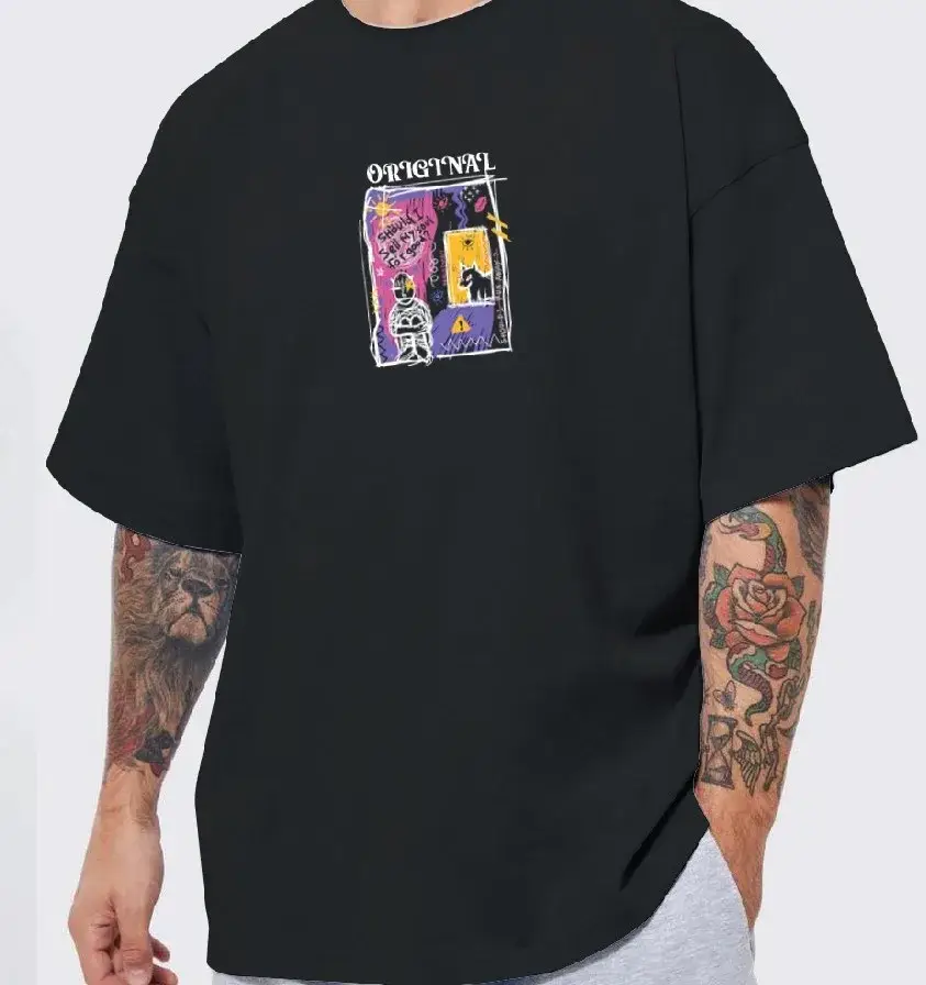Coup Collection - Oversized cotton T-shirt with short sleeves Coup Collection - Oversized cotton T-shirt with short sleeves