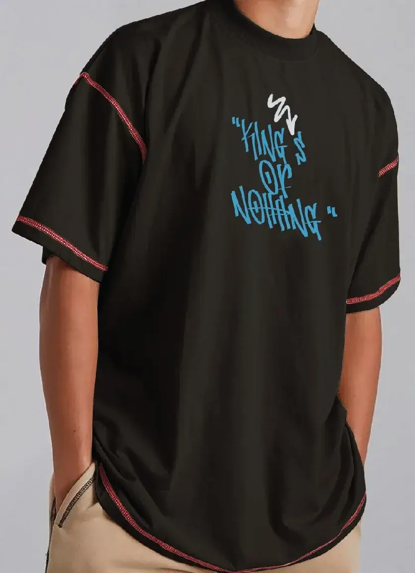Coup Collection - Relaxed Fit Printed Cotton T-Shirt Coup Collection - Relaxed Fit Printed Cotton T-Shirt