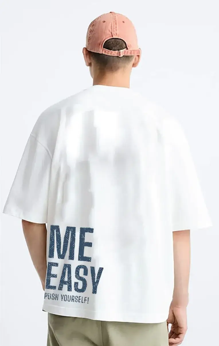 Coup Collection - Oversized cotton T-shirt with short sleeves Coup Collection - Oversized cotton T-shirt with short sleeves - Image 2