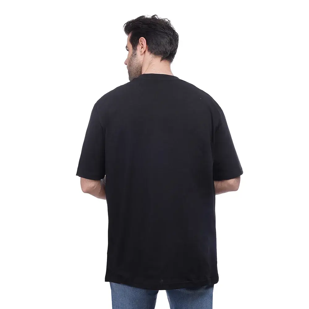 Coup - Text Print T-Shirt with Short Sleeves Coup - Text Print T-Shirt with Short Sleeves - Image 2
