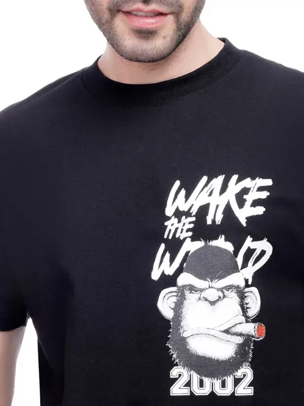Coup Collection - Coup Print Crew Neck T-Shirt Short Sleeve