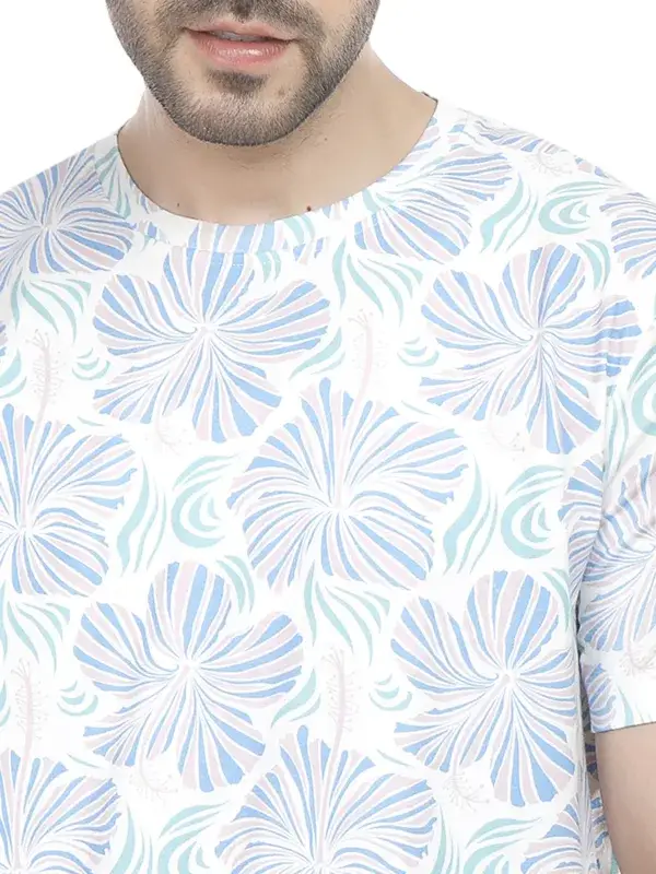 Coup - Flower T-Shirt With Short Sleeves