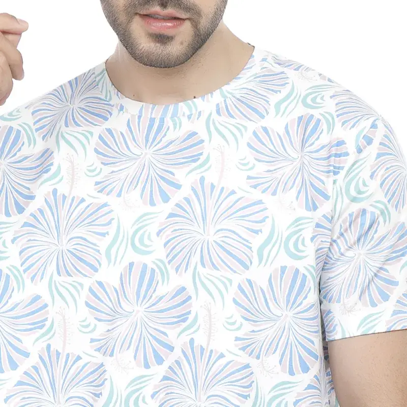 Coup - Flower T-Shirt With Short Sleeves