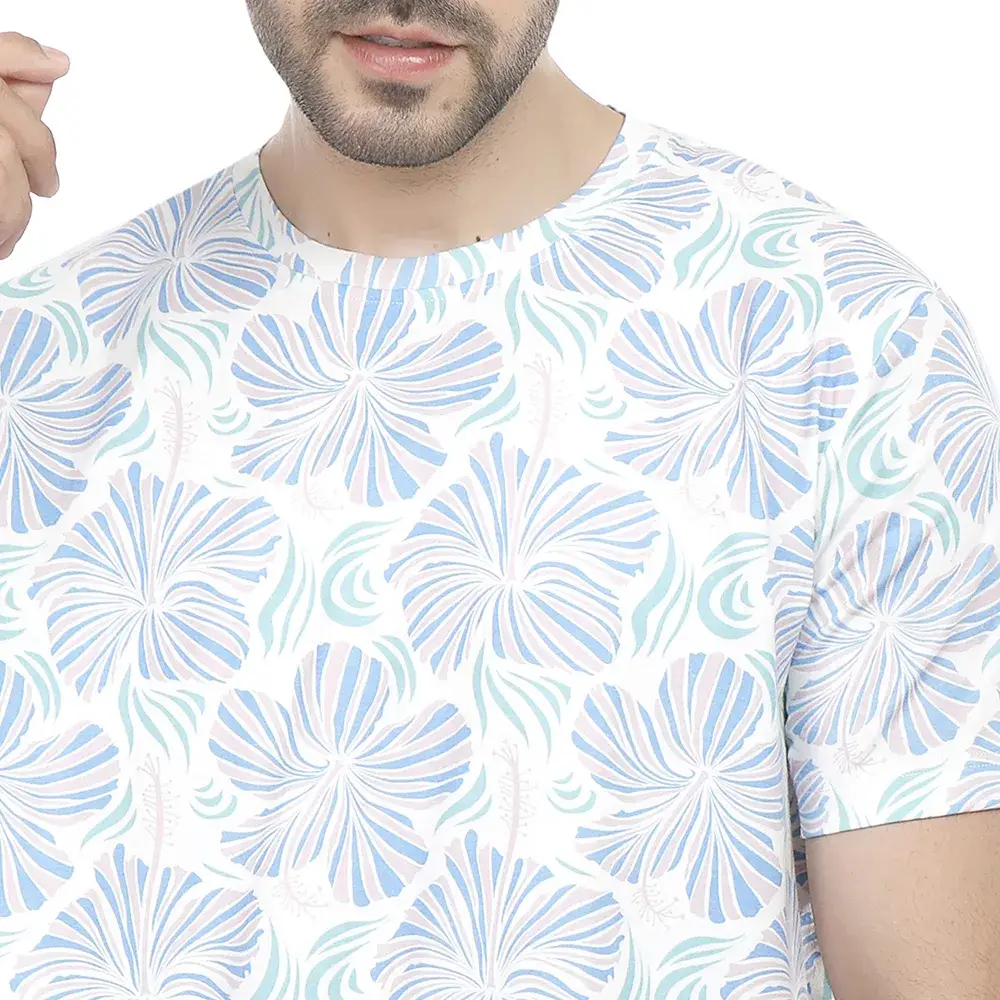 Coup - Flower T-Shirt With Short Sleeves Coup - Flower T-Shirt With Short Sleeves