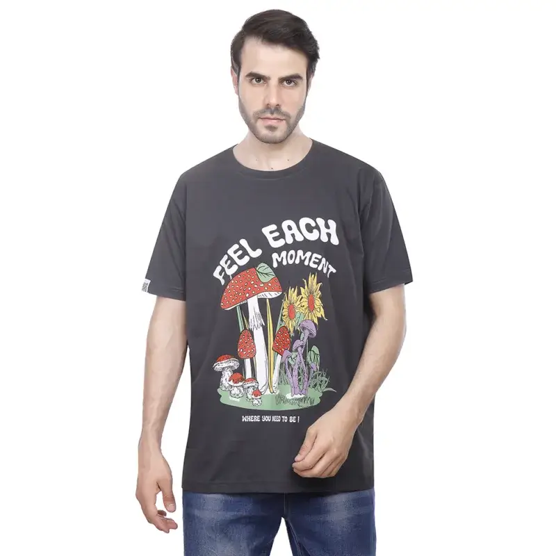 Coup Collection Original Crew Neck Printed T-Shirt - Relaxed Fit, Short Sleeve