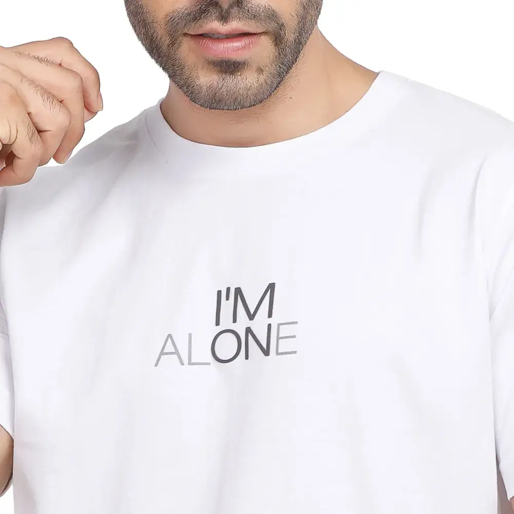 Coup Collection - Text Print T-Shirt with Short Sleeves Coup Collection - Text Print T-Shirt with Short Sleeves