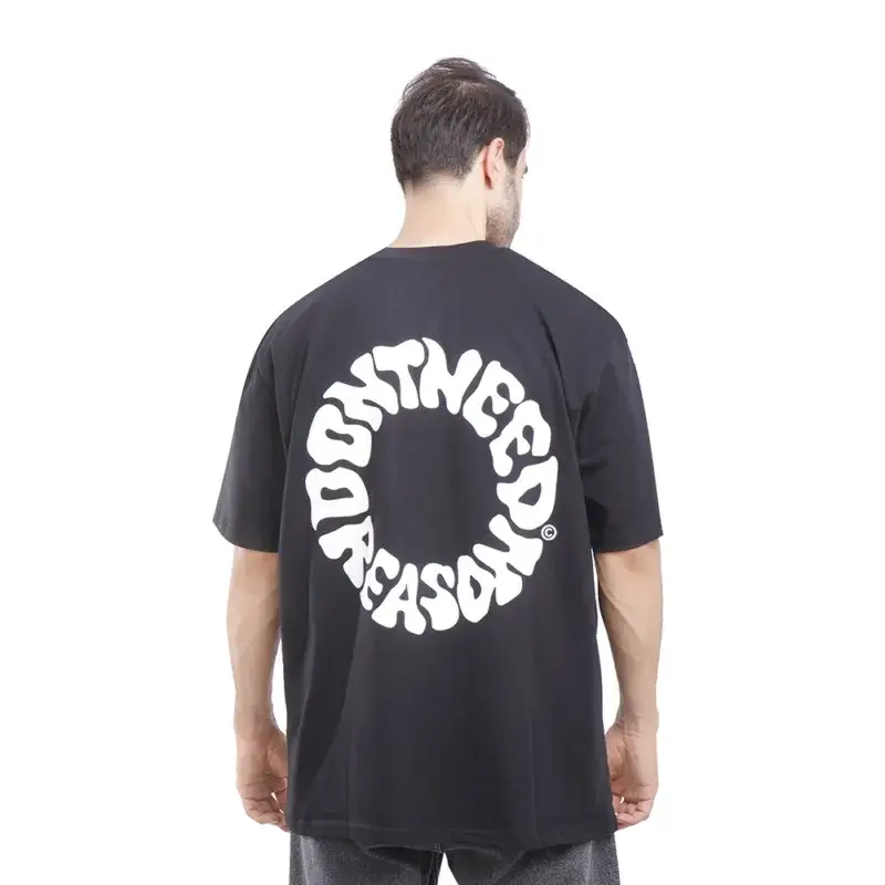 Coup Collection - Circle Print Cotton T-Shirt - Image 2
